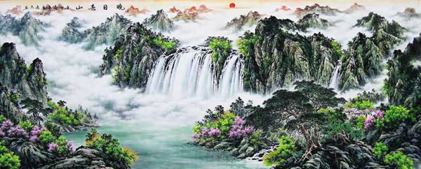 Waterfall,96cm x 240cm(38〃 x 94〃),1061037-z