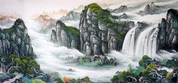 Waterfall,120cm x 235cm(47〃 x 93〃),1134010-z