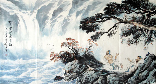 Waterfall,97cm x 180cm(38〃 x 70〃),1143001-z