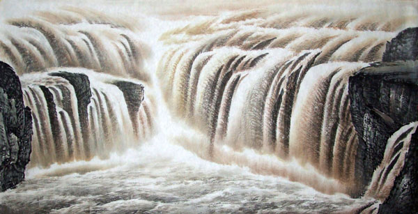 Yellow River,69cm x 138cm(27〃 x 54〃),1007010-z