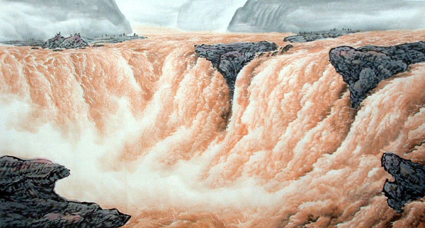 Yellow River,97cm x 180cm(38〃 x 70〃),1047016-z