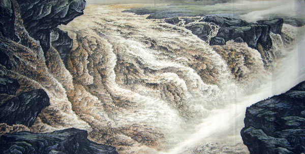 Yellow River,120cm x 240cm(47〃 x 94〃),1332005-z