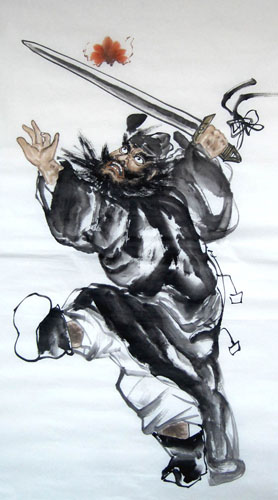 Zhong Kui,66cm x 136cm(26〃 x 53〃),3348019-z