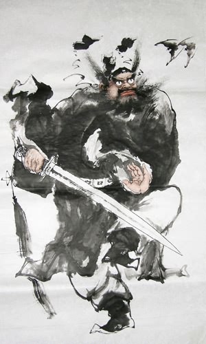 Zhong Kui,50cm x 100cm(19〃 x 39〃),3548034-z