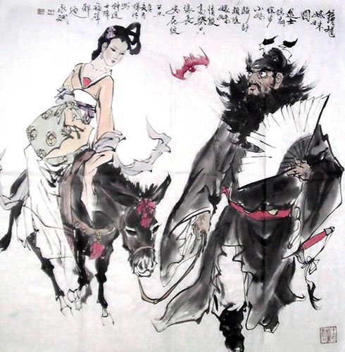 Zhong Kui,69cm x 69cm(27〃 x 27〃),3549003-z