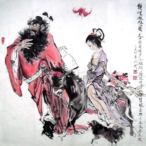 Zhong Kui,69cm x 69cm(27〃 x 27〃),3549004-z