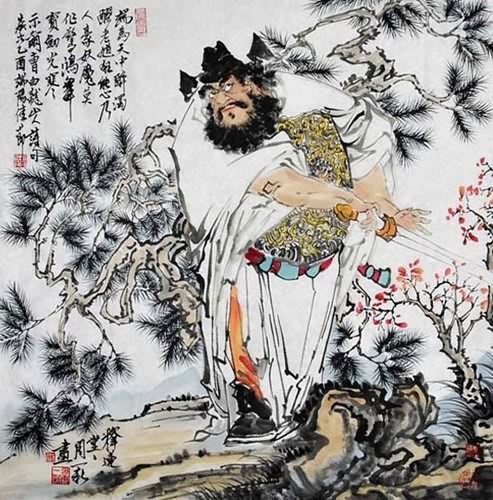 Zhong Kui,69cm x 69cm(27〃 x 27〃),3776003-z