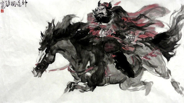 Zhong Kui,97cm x 180cm(38〃 x 70〃),3791005-z