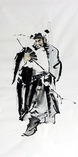 Chinese Zhong Kui Painting,69cm x 138cm,3791011-x