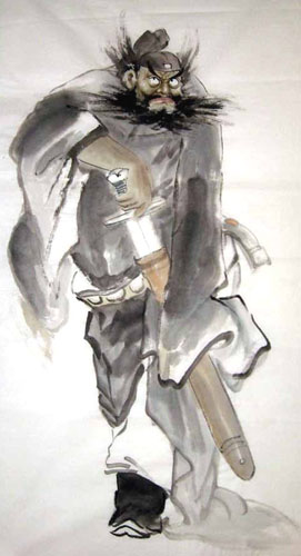 Zhong Kui,66cm x 136cm(26〃 x 53〃),3805011-z