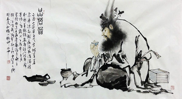 Zhong Kui,69cm x 138cm(27〃 x 54〃),3970030-z