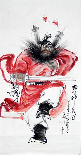 Zhong Kui,69cm x 138cm(27〃 x 54〃),lj31162010-z